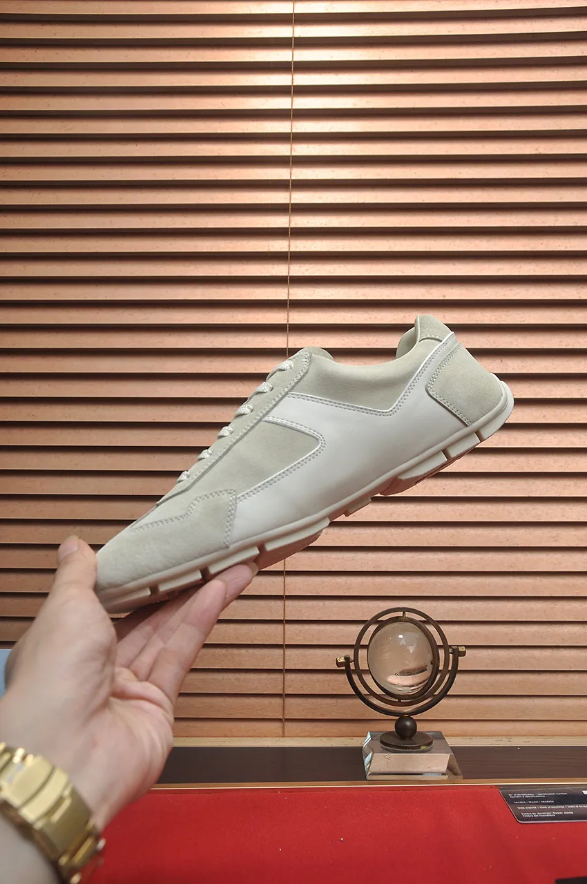 Men's shoes 💰560💶【PRADA】Couple's casual shoes, originally developed 1:1, made of high-mercerized cowhide with imported cowhide, silk sheepskin lining, rubber outsole, comfortable and soft on the feet, size for women: 35 to 41. Male 38 to 48💰🔥🔥🔥🔥🔥